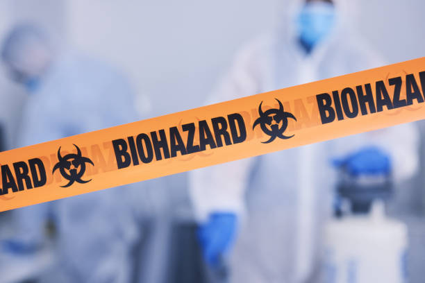 Professional Infectious Disease Decontamination technician working in Carmel Valley, CA